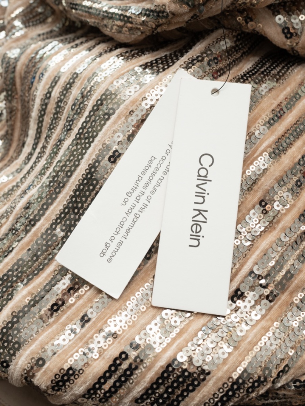 Calvin Klein - Sequin Sleeveless Midi Dress‎ - Picture 8 of 12